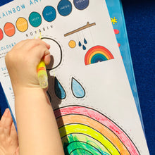 Load image into Gallery viewer, STEM Rainbow education | Home school printable | Rainbow mobile