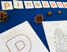 Load image into Gallery viewer, Pine cone anatomy | Evergreen printable | Home education | Homeschool | learning resources | Classroom Decor | Montessori