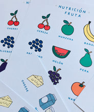 Load image into Gallery viewer, Spanish English Nutrition Homeschool | Home education Montessori printable