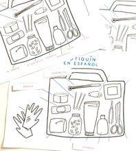 Load image into Gallery viewer, Spanish and English First Aid Kit Home education printable | Homeschool Montessori learning resource