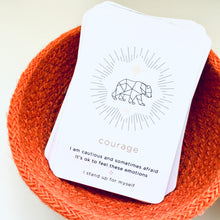 Load image into Gallery viewer, Intention and affirmation meditation cards for children