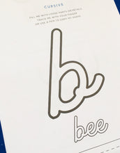 Load image into Gallery viewer, Bees in autumn homeschool printable