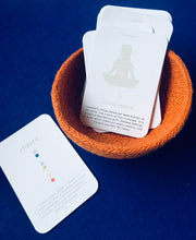 Load image into Gallery viewer, Yoga, Chakra, Intention and affirmation meditation cards for children