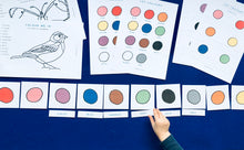 Load image into Gallery viewer, French English Colours translation printable | Homeschool | Montessori Home education