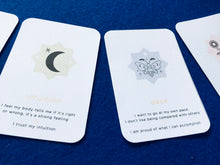 Load image into Gallery viewer, Intention and affirmation meditation cards for children extension pack