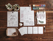 Load image into Gallery viewer, Labyrinth and Intention cards Beltain celebration