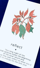 Load image into Gallery viewer, Winter Solstice Intention and affirmation meditation cards for children