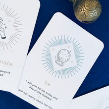Load image into Gallery viewer, Intention and affirmation meditation cards for children