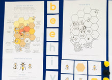 Load image into Gallery viewer, Bees in autumn homeschool printable