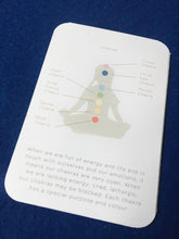 Load image into Gallery viewer, Chakra meditation cards for children