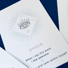 Load image into Gallery viewer, Intention and affirmation meditation cards for children