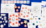 STEM Solar System | Planets and Sun | Space | Planets homeschool study| Montessori learning