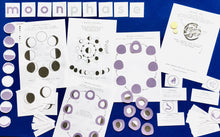 Load image into Gallery viewer, STEM Moon Phases | Lunar Phases Homeschool Printables | Waldorf | Montessori | Home Education
