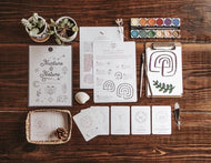 Labyrinth and Intention cards Beltain celebration