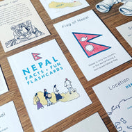 Nepal fun and facts flashcards | Home education | study | Montessori | Waldorf | Learning resource